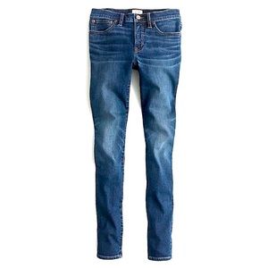 J.CREW TOOTHPICK jeans mid rise